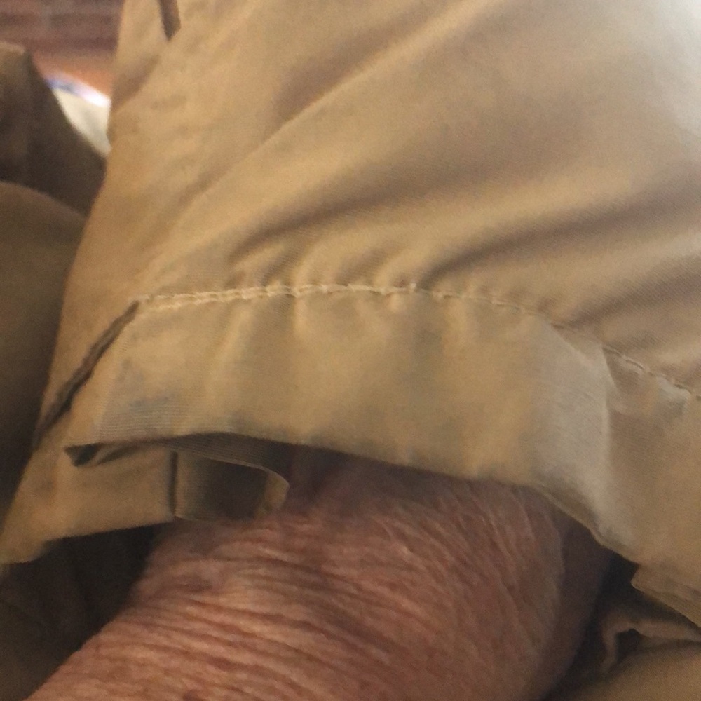 The North Face Size L vintage brown label down coat. Work condition small flaws - Picture 8 of 16